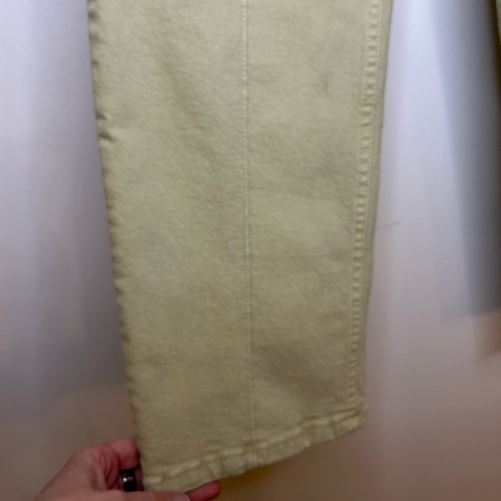 Everlane The Way High Cotton Straight Leg Jean in Light Green size 27 - Picture 5 of 9